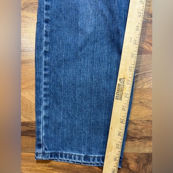 Lee Pure Bareback Relaxed Fit High Rise Jeans Women’s 12 Short Tapered Denim - Picture 4 of 6